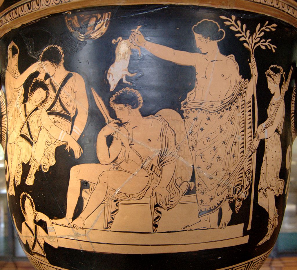 Apolo purificando Orestes com o sangue de um porco